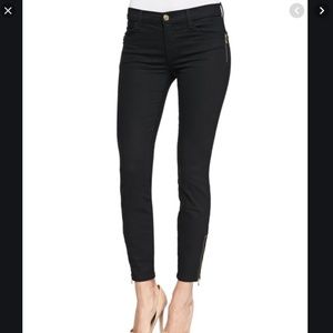 J Brand TALI VANITY Black Zipper Skinny Jeans #446